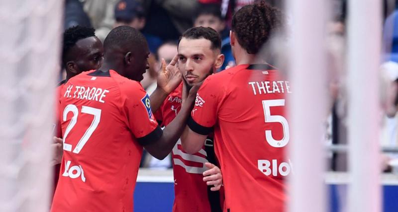  - Rennes réalise un très bon coup à la pause face à l'OL
