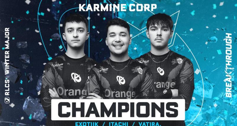  - La Karmine Corp remporte le RLCS Winter Major de Rocket League