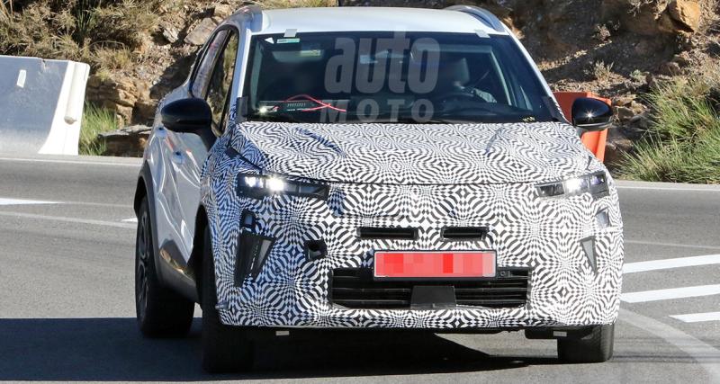  - Renault Captur restylé (2023) : premières images d’un prototype camouflé