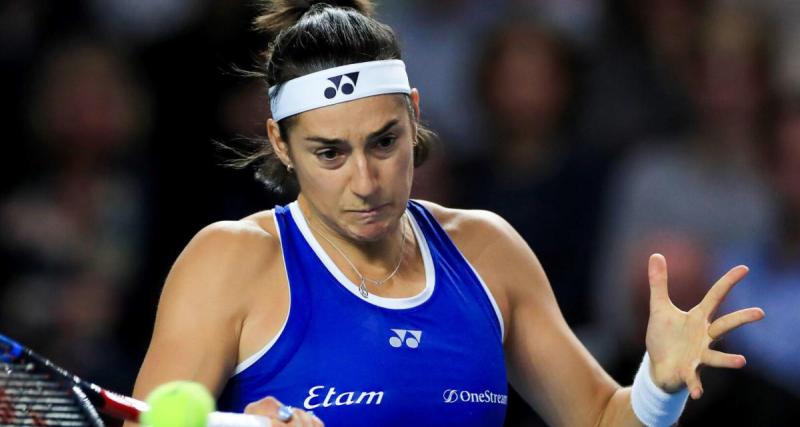  - BJK Cup : Caroline Garcia soulagé après sa victoire