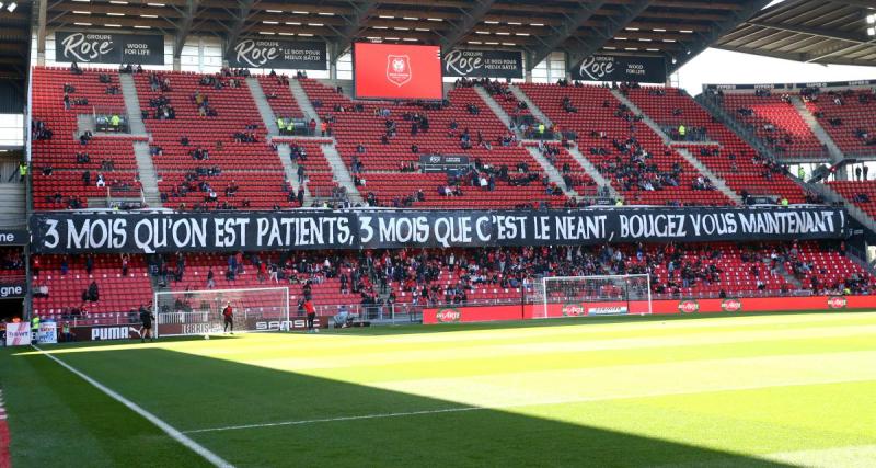  - Stade Rennais - Stade de Reims : la banderole cinglante des supporters rennais