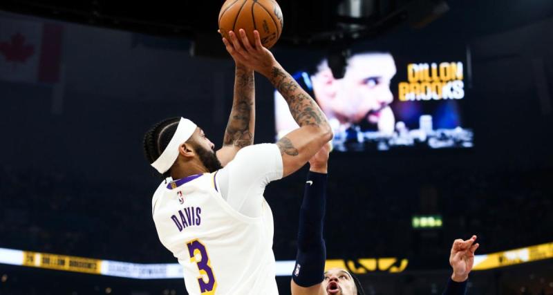  - Los Angeles Lakers : grosse polémique concernant un geste d'Anthony Davis face à Memphis ?