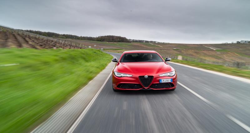  - Essai Alfa Romeo Giulia 2023 : sans batterie, avec plaisir