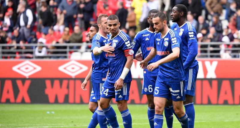  - Strasbourg : le groupe pour la réception de l’OL avec plusieurs absents 