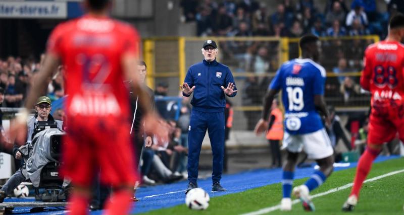  - RC Strasbourg - OL : Laurent Blanc félicite ses hommes et parle du climat négatif à Lyon !