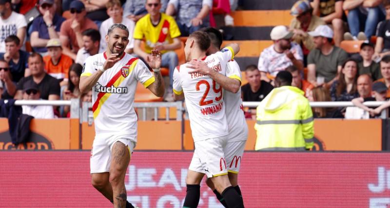  - Lens mène sur la pelouse de Lorient à la pause 
