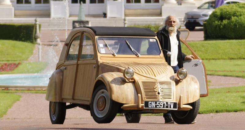  - Une Citroën 2 CV en bois bientôt aux enchères, cet exemplaire unique au monde pourrait battre un record