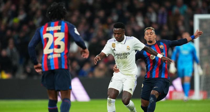  - Real Madrid, Barça : le magnifique message de Raphinha à Vinicius en plein match