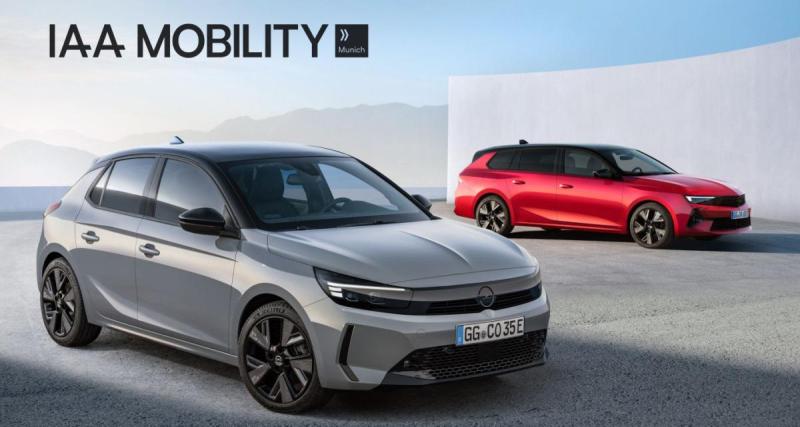  - Surprise : 3 nouvelles Opel au salon IAA 2023 de Münich