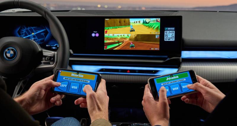  - BMW : la i5 permet de...jouer aux jeux video
