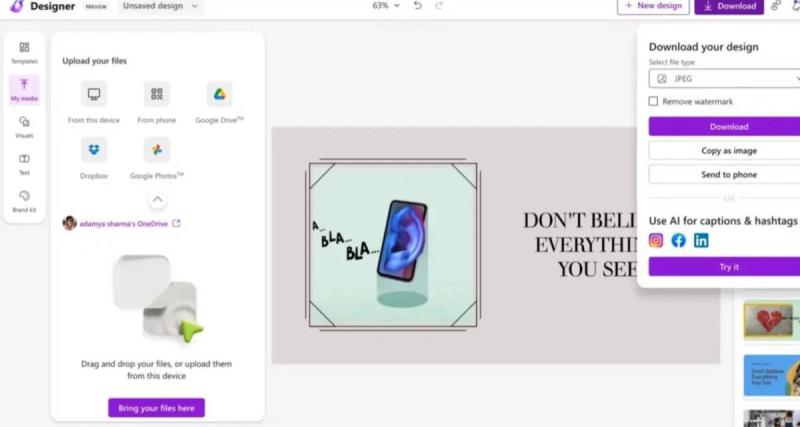  - Microsoft Designer : l'IA qui pimp vos post Insta