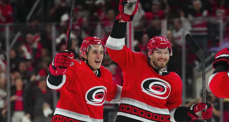  - NHL : les Carolina Hurricanes font le break face à New Jersey dans leur demi-finale de la Conférence Est