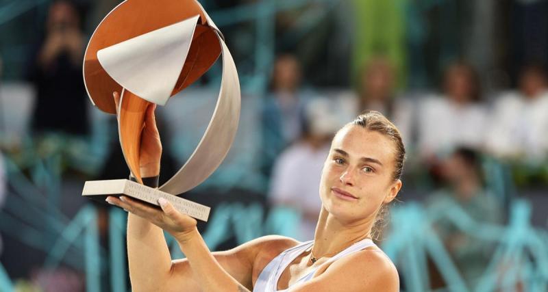  - Masters 1000 de Madrid : la célébration très originale d’Aryna Sabalenka après son sacre 