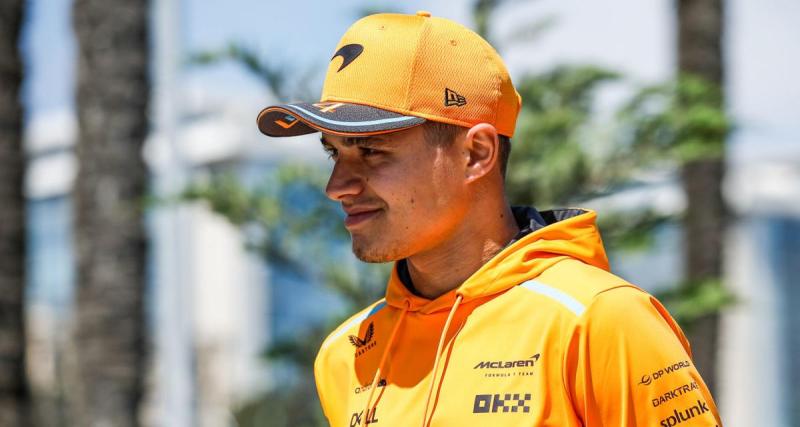  - F1 : quand Norris manque de frôler un piéton à l'entrée des stands 