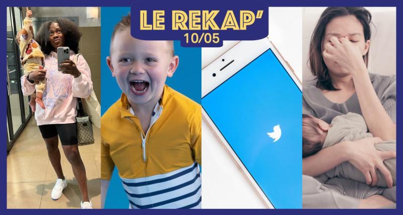  - Un T-shirt anti-noyade pour vos enfants, Twitter pourrait (vraiment) être interdit en France, les dépressions post-partum en hausse et les athlètes bousculent les codes de la parentalité : le ReKap’ de Kool