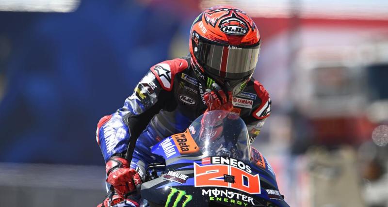  - MotoGP - Grand Prix de France : La réaction de Fabio Quartararo après sa chute en course sprint