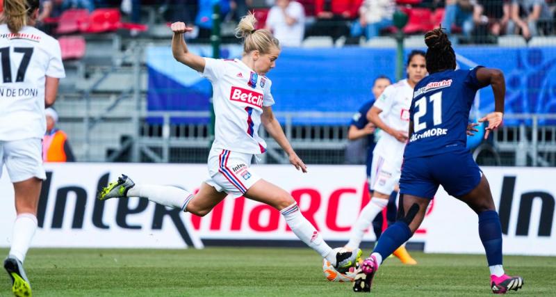  - À la mi-temps, l'OL domine sa finale face au PSG