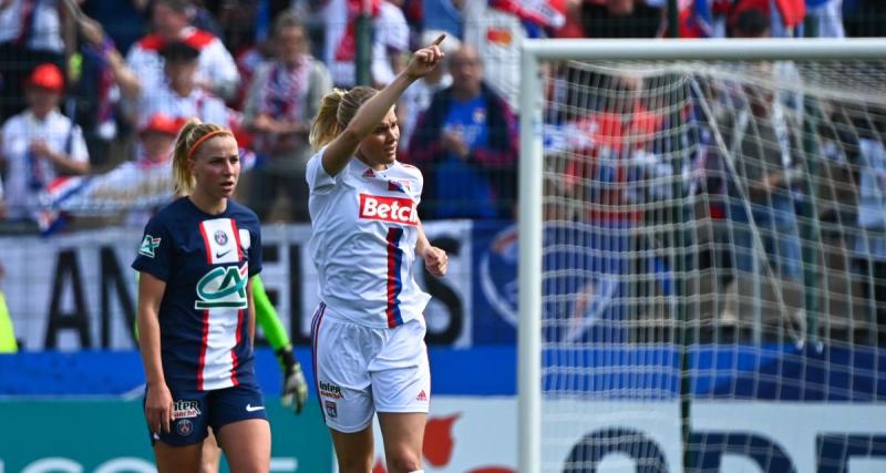  - OL - PSG (F) : Hegerberg dédicace Aulas, De Almeida « a des regrets »