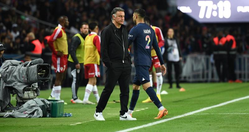  - PSG : Galtier avertit Hakimi après son carton rouge