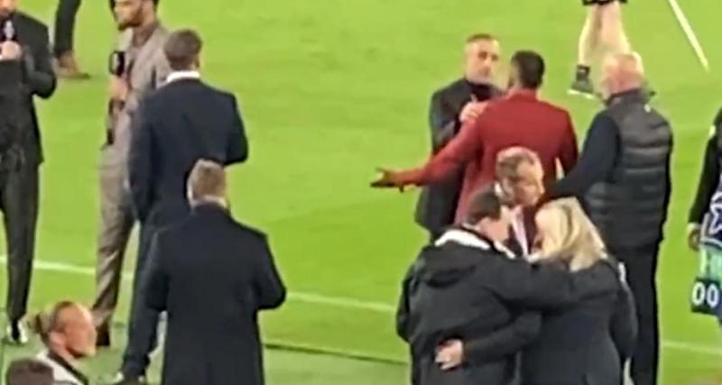  - Manchester City – Real Madrid : Patrice Evra s'est chauffé, échange houleux sur la pelouse !