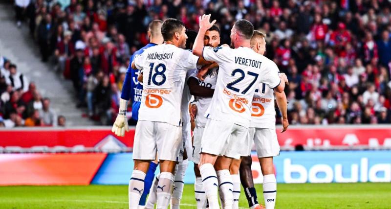  - L’OM mène sur la pelouse de Lille à la pause 