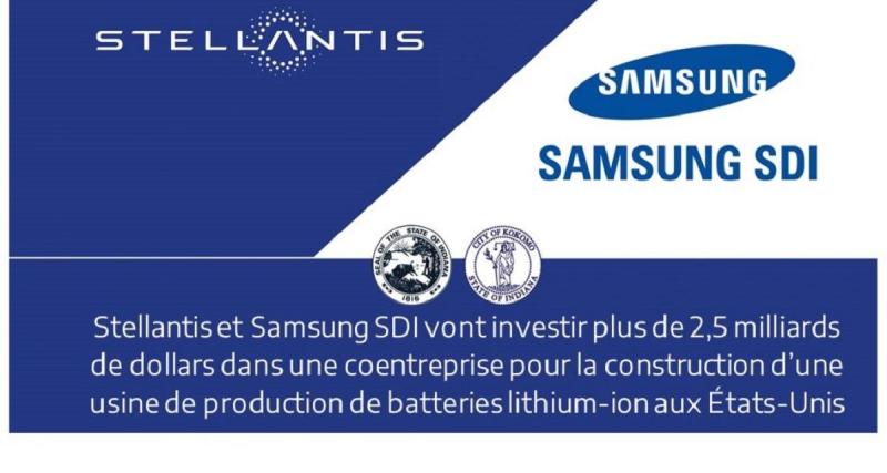  - Stellantis : nouvelles usines de batteries aux US