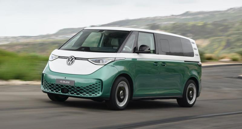  - Volkswagen ID. Buzz long (2023) : le van électrique s’agrandit, il offre 7 places et une meilleure batterie