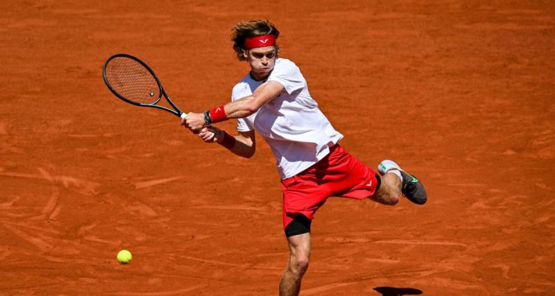  - Roland Garros : Andrey Rublev, vainqueur de Monte Carlo, sort prématurément