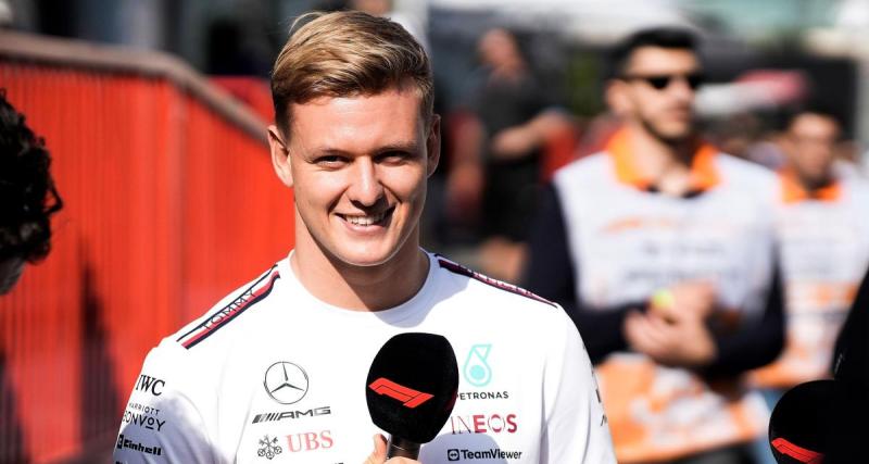  - F1 - Mick Schumacher a conduit la W14 de Mercedes à Barcelone