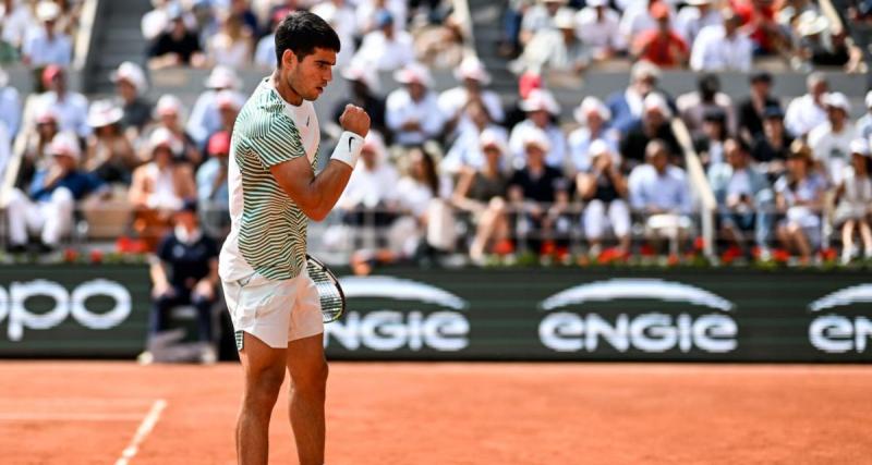  - Roland-Garros : crampé, Carlos Alcaraz est proche de l'abandon (Vidéo) !