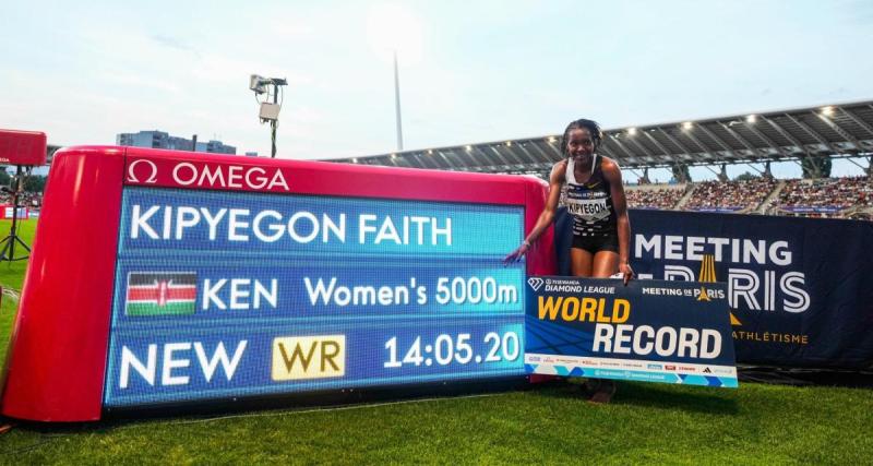  - Athlétisme - Meeting de Paris : Faith Kipyegon établit un nouveau record du monde !