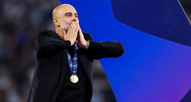  - Manchester City : Guardiola a le sourire, son idole Julia Roberts le félicite après le triomphe en C1