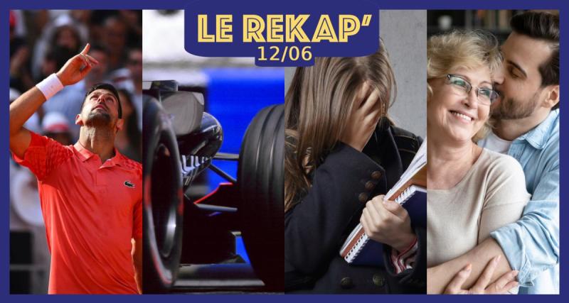  - Les mots forts de Djokovic à ses enfants, 1h de cours en plus au collège cette semaine, l’écart d’âge idéal dans un couple et des stages de pilotage en famille : le ReKap’ de Kool