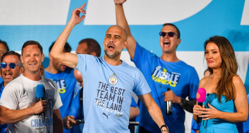  - Manchester City : le beau geste de Guardiola envers le personnel du club après le triplé