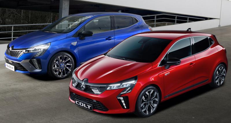  - Renault Clio restylée vs nouvelle Mitsubishi Colt : le jeu des 7 différences