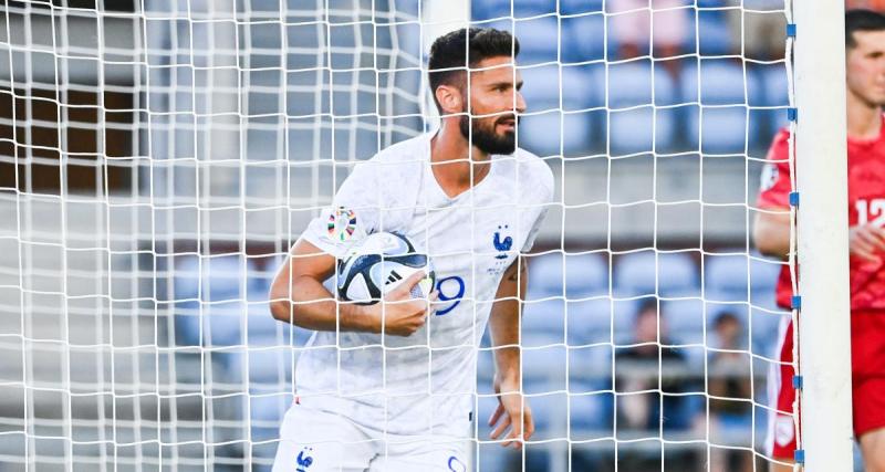  - Gibraltar - France : Olivier Giroud, troisième joueur le plus capé des Bleus aux côtés de Thierry Henry