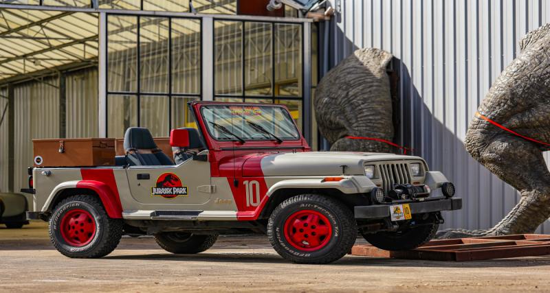  - Voitures mythiques du cinéma : la Jeep Wrangler de Jurassic Park