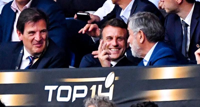  - Top 14 : Emmanuel Macron accueilli par des sifflets au Stade de France 