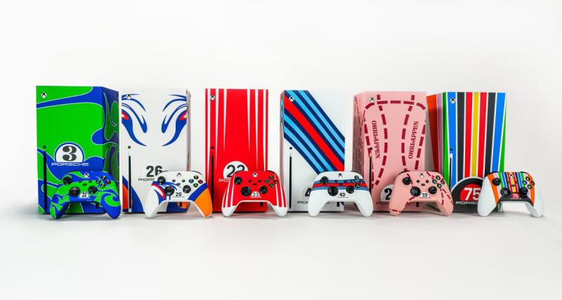  - Porsche s’associe à Xbox pour customiser la Series X aux couleurs de livrées iconiques