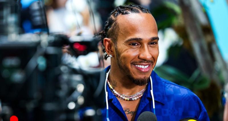  - F1 - Lewis Hamilton de passage à Paris, il a assisté au défilé de mode Louis Vuitton