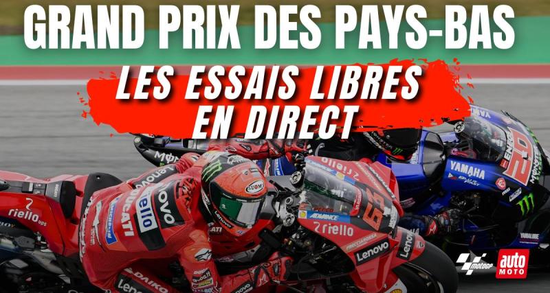  - MotoGP - Grand Prix des Pays-Bas en direct : Bagnaia s'impose, les Français ont chuté !