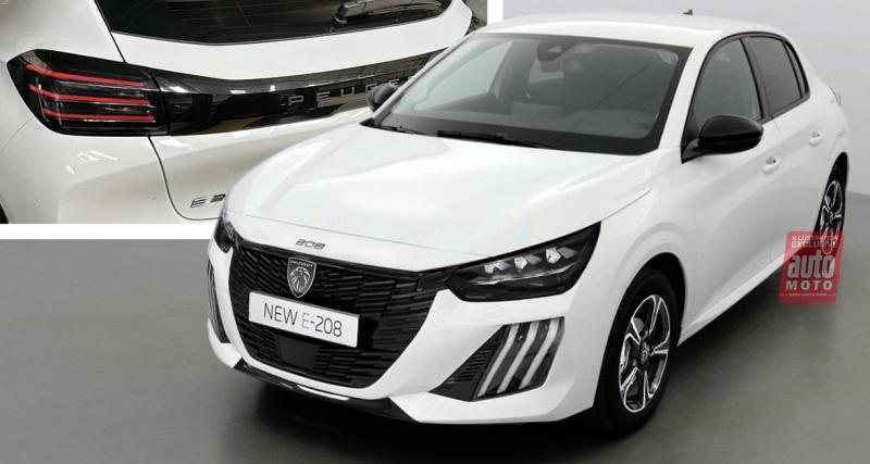 - Peugeot 208 restylée (2023) : son nouveau visage dévoilé par des photos volées