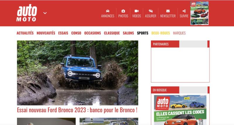  - Le site Auto-Moto fait peau neuve !