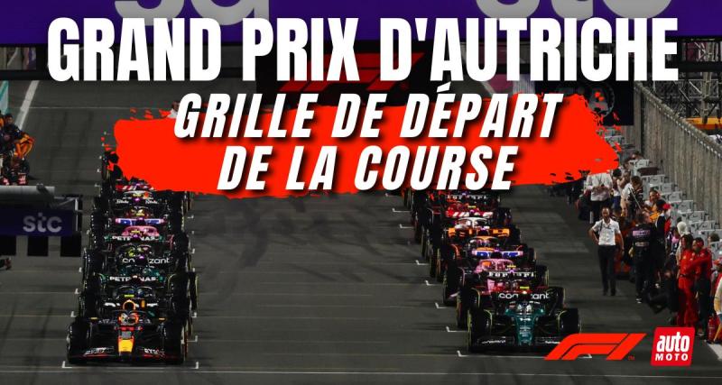  - F1 - Grand Prix d'Autriche : La grille de départ de la 10ème manche du championnat