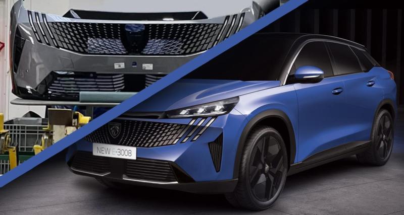  - Futur Peugeot 3008 : notre illustration exclusive sur la base du cliché révélant la calandre définitive