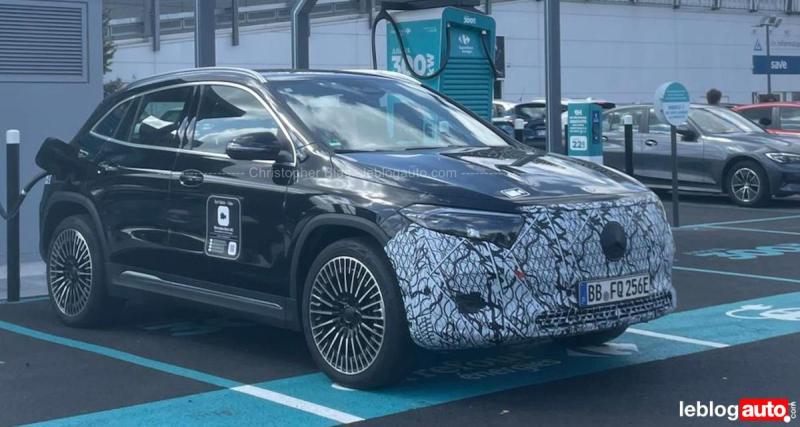  - Spyshots : déjà un restylage pour le Mercedes EQA !