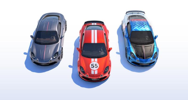  - 3 nouvelles livrées pour l'Alpine A110