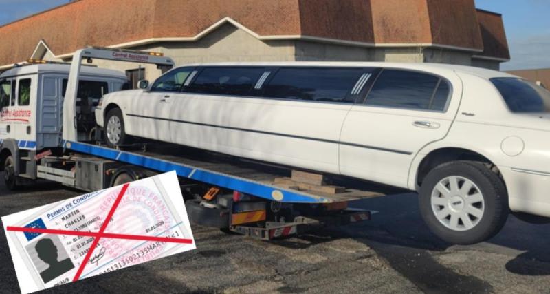  - Avec un permis suspendu, il se fait prendre au volant d’une limousine