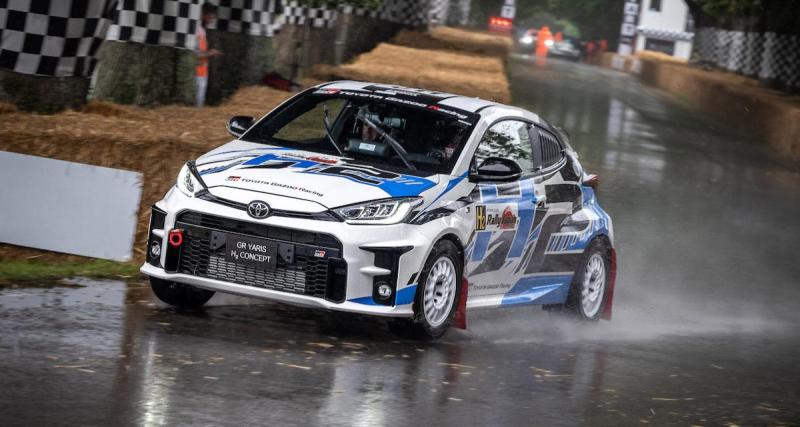  - Quand Mister Bean s’amuse en Toyota Yaris GR à hydrogène à Goodwood