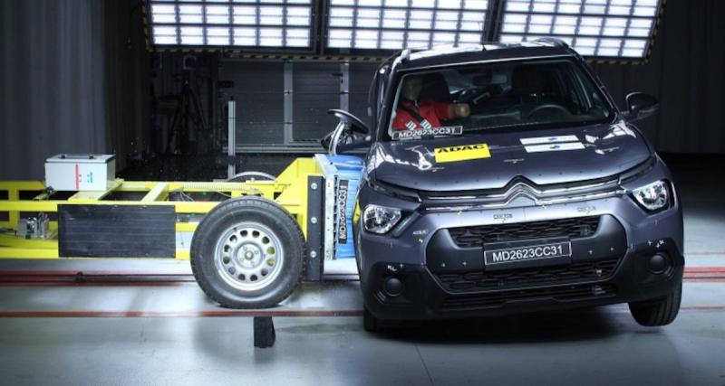  - Citroën C3 : un résultat médiocre au crash-test Latin NCAP